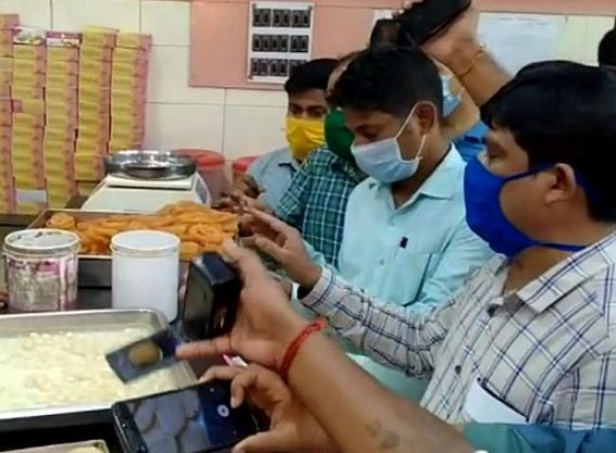 Sadar Administrative members raided Sweet shops of Agartala Sadar Administrative members raided Sweet shops of Agartala
